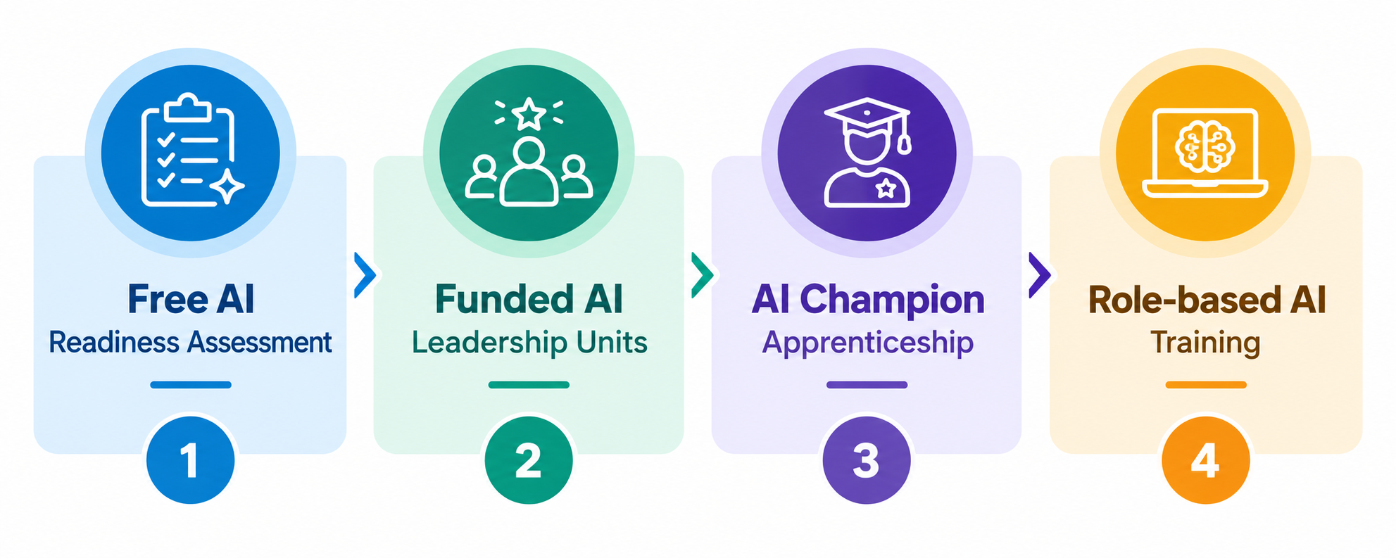 AI Programme Pathway Infographic